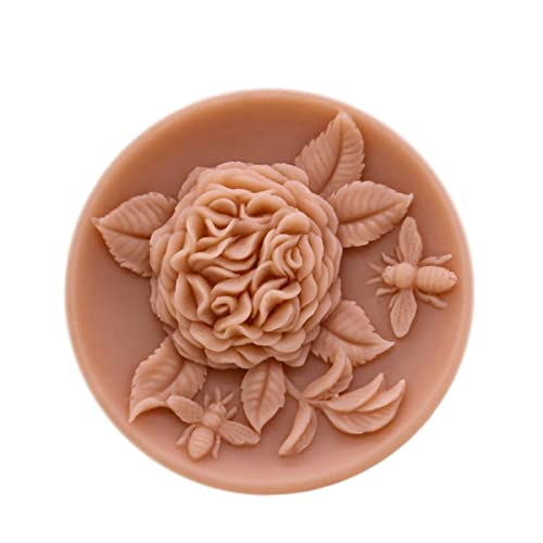 Flower Silicone Soap Mold Rectangle Silicon Molds Craft Soap Form for Soap Bar Making