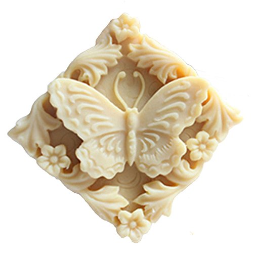 Flower Silicone Soap Mold Rectangle Silicon Molds Craft Soap Form for Soap Bar Making