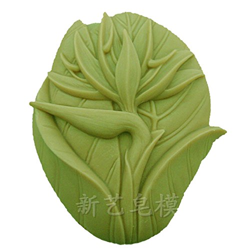 Molde de jabón de silicona blanca con forma de flor para hacer jabón, moldes de manualidades DIY, molde de jabón flexible hecho a mano
