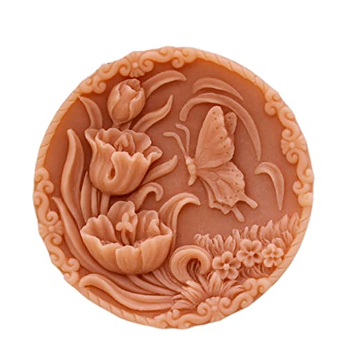 Flower Silicone Soap Mold Rectangle Silicon Molds Craft Soap Form for Soap Bar Making