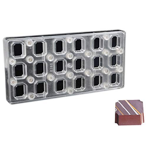 19326 / Rectangle DIY Chocolate Transfer Sheet Custom Molds Magnetic Polycarbonate Mould