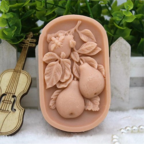 Grainrain Silicone Soap Bar Mold Silicone Flower Mold DIY Craft Molds Handmade Soap Mold