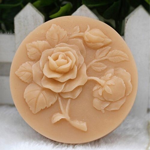 Grainrain Silicone Soap Bar Mold Silicone Flower Mold DIY Craft Molds Handmade Soap Mold