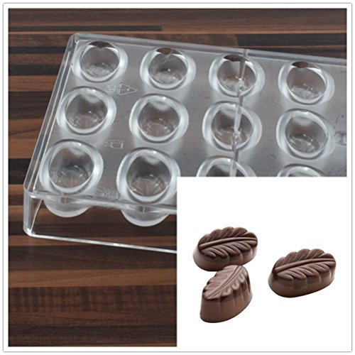 19398 / leaf chocolate mold