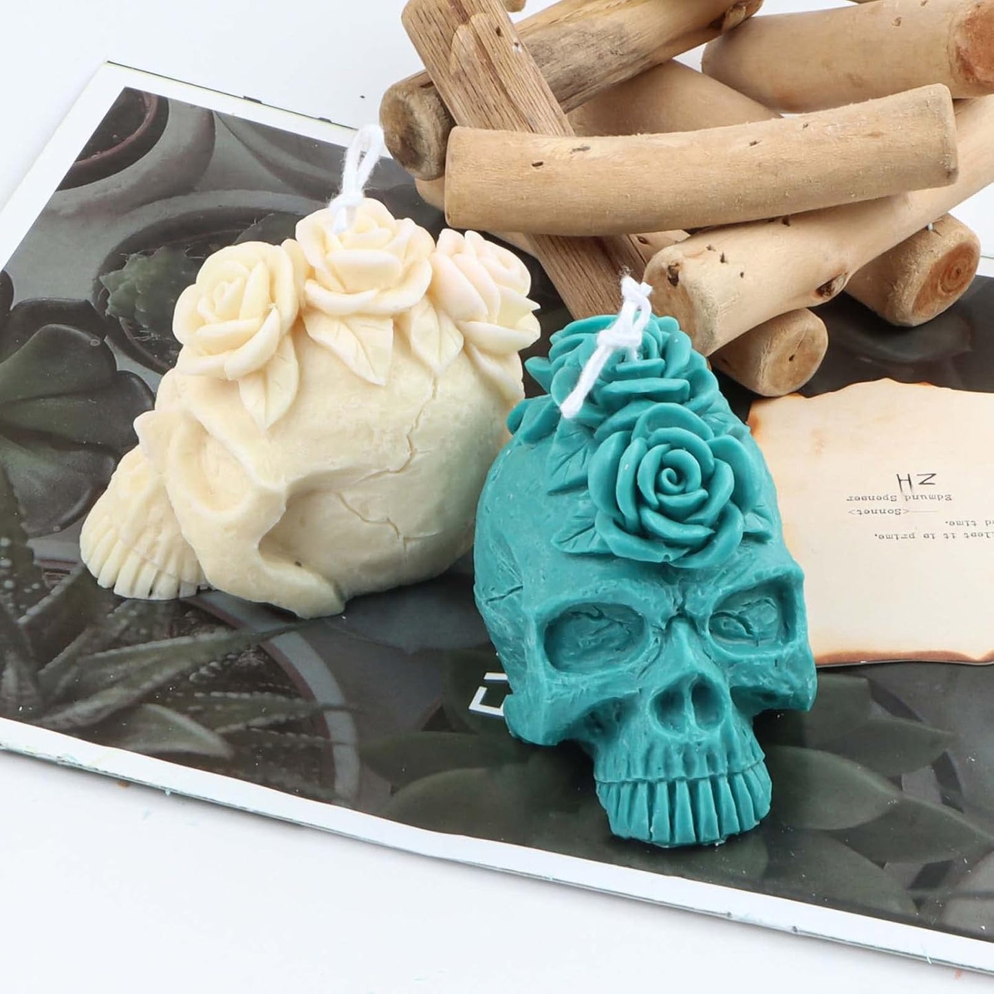 F20-G40 skull candle mold
