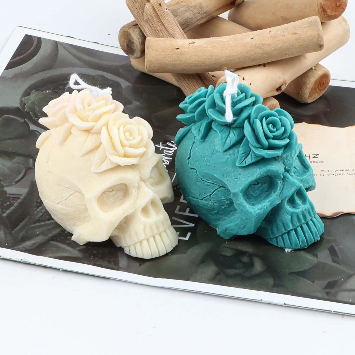 F20-G40 skull candle mold