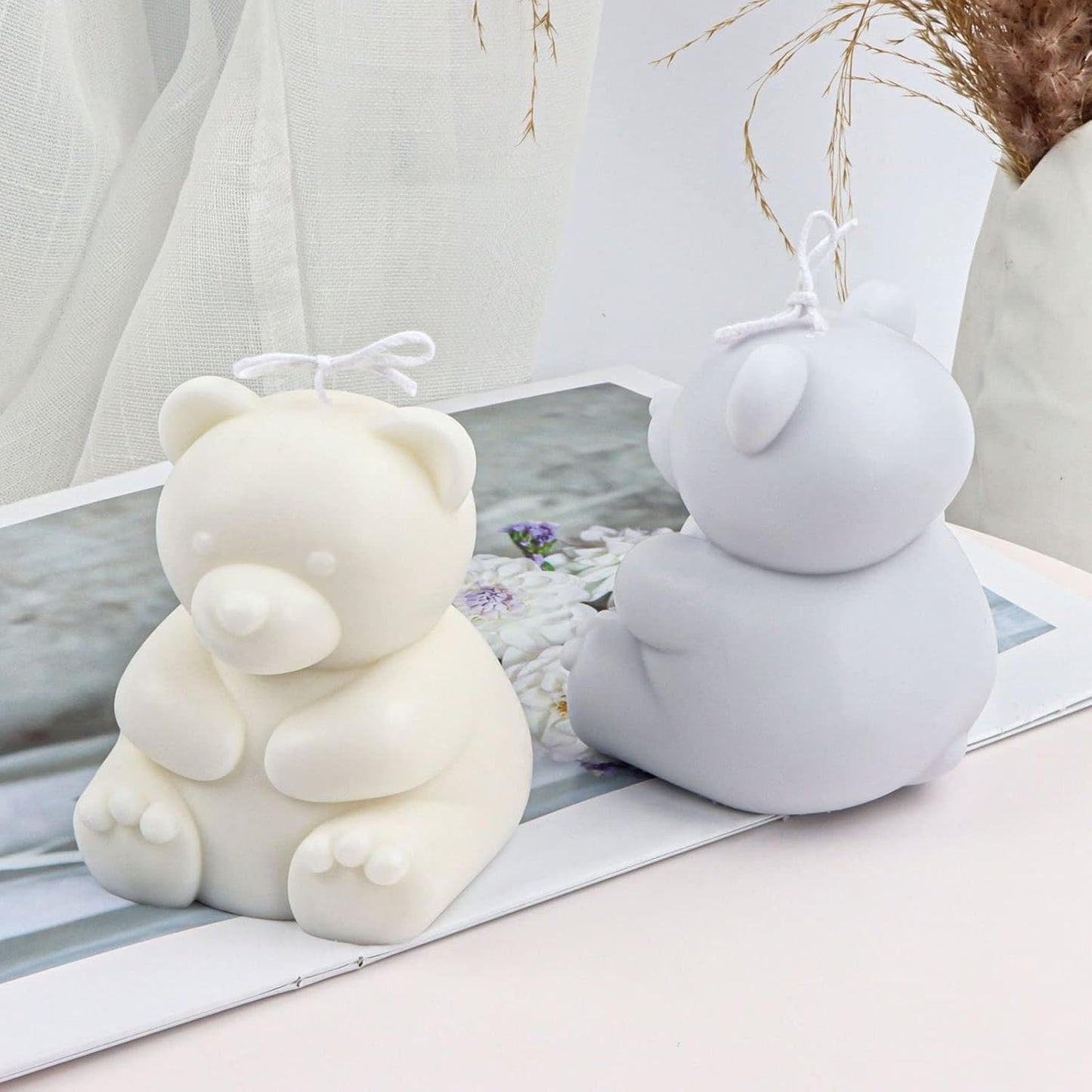 F21-SXY113 large candle molds bear