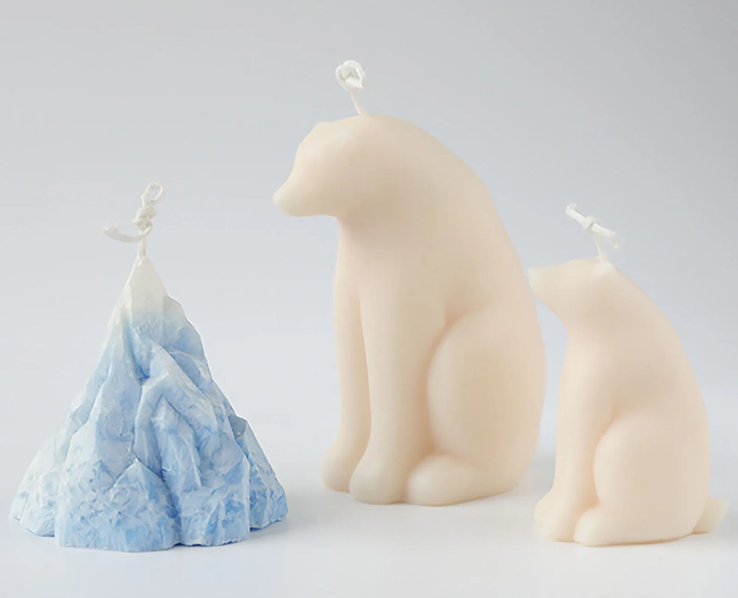 3D Candle Mold Pillar Silicone Soap Mold Polar Bear DIY Handmade Craft Wax Mould