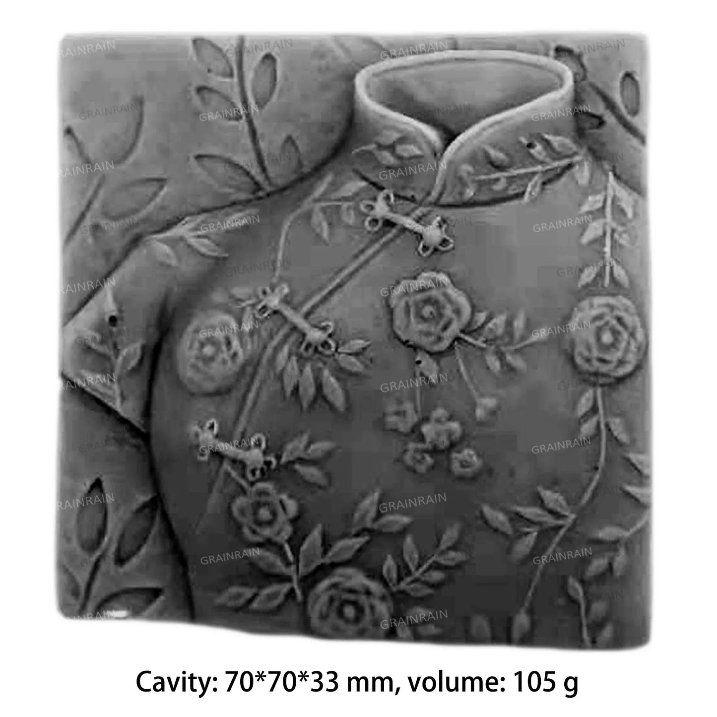 Baby Silicone Soap Mold Girl Chinese Style Cheongsam Handmade Animal Soap Form