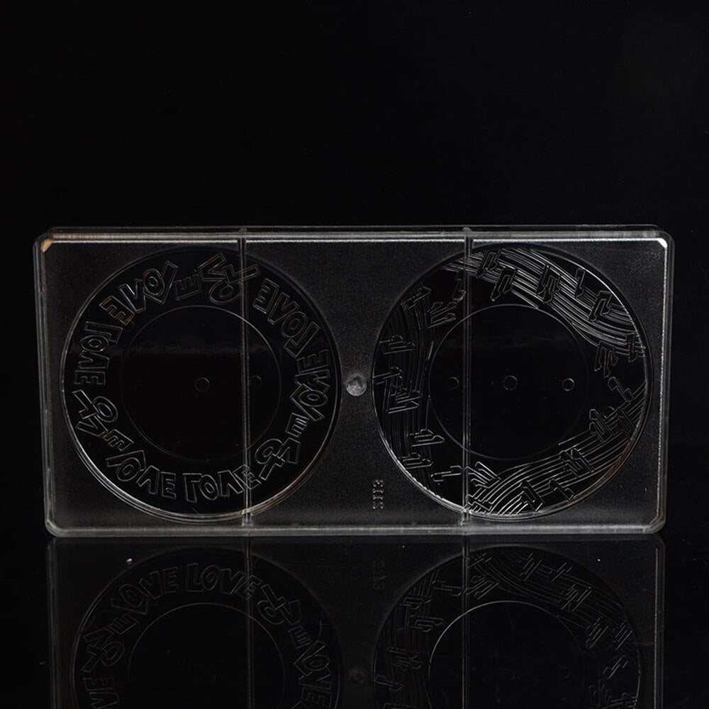 19279 / 2 Cavity Disc Shaped Chocolate Candy Mold