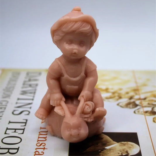 Grainrain 3D Craft Baby Silicone Soap Mold Soap Making Mold Candle Resin DIY Handmade Mold