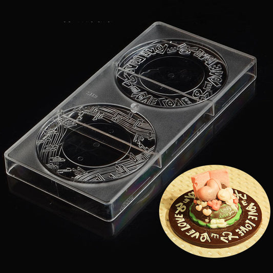 19279 / Molde para bombones con forma de disco de 2 cavidades