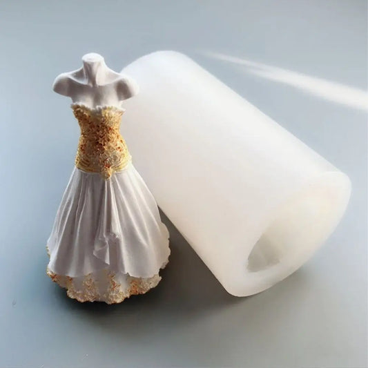 Grainrain 3D Wedding Mold DIY Candle Mould Silicone Soap Mold Craft Art Plaster Resin Mold B