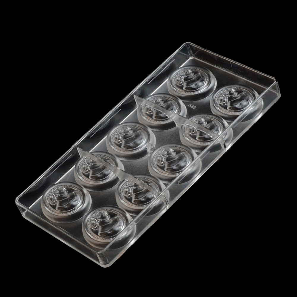 19277 / Queen's Head Shaped Chocolate Polycarbonate mold