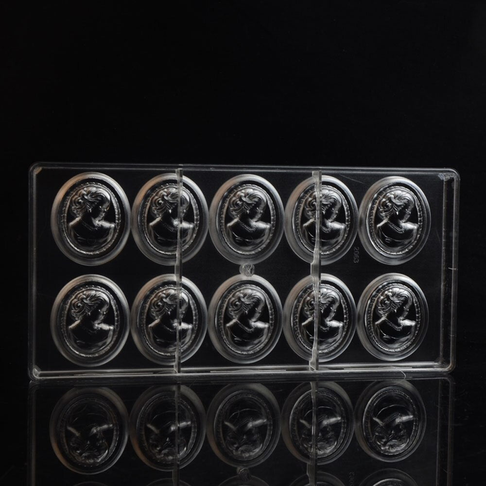 19277 / Queen's Head Shaped Chocolate Polycarbonate mold
