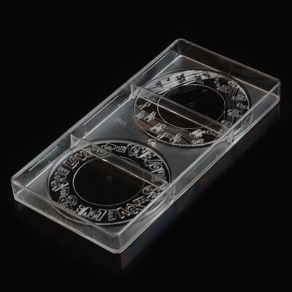 19279 / 2 Cavity Disc Shaped Chocolate Candy Mold