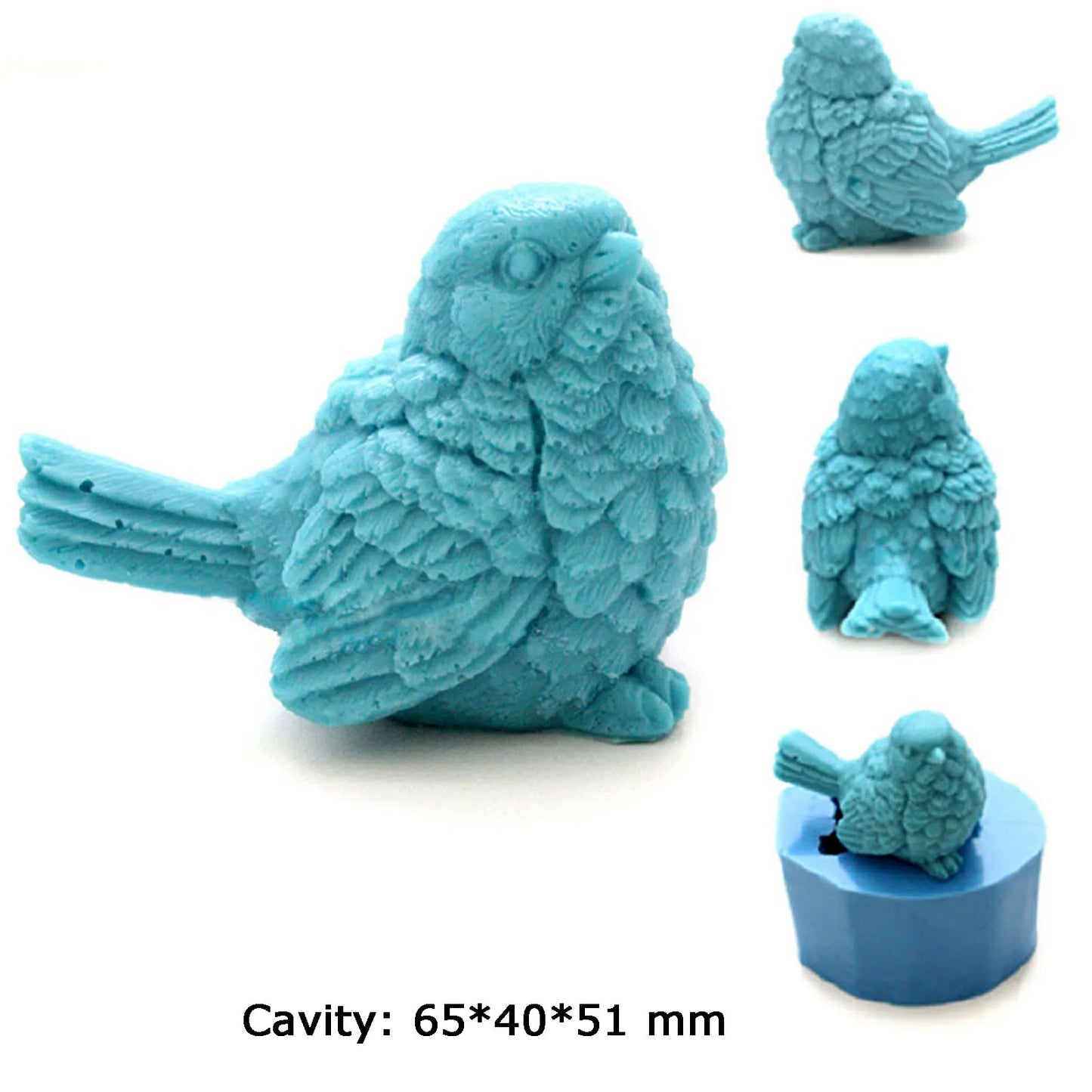 Silicone Soap Mold Form Flower Bird Dragon Fish DIY Craft Handmade Soap Candle Resin Mould