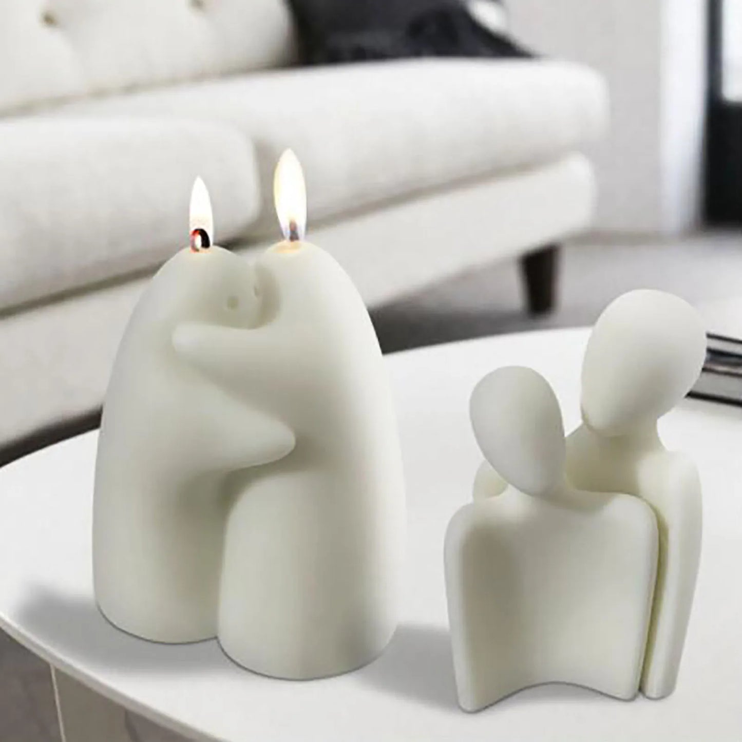 3D Big DIY Handmade Human Figure Candle Silicone Mold Aromatherapy Gypsum Mold