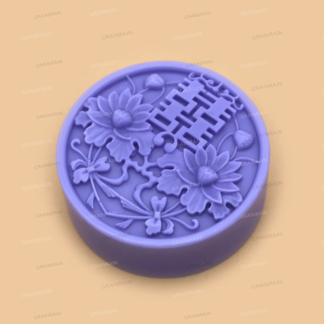 Grainrain Chinese Wedding Mold Silicone Soap Bar Mold Handmade Craft Candle Resin Mold