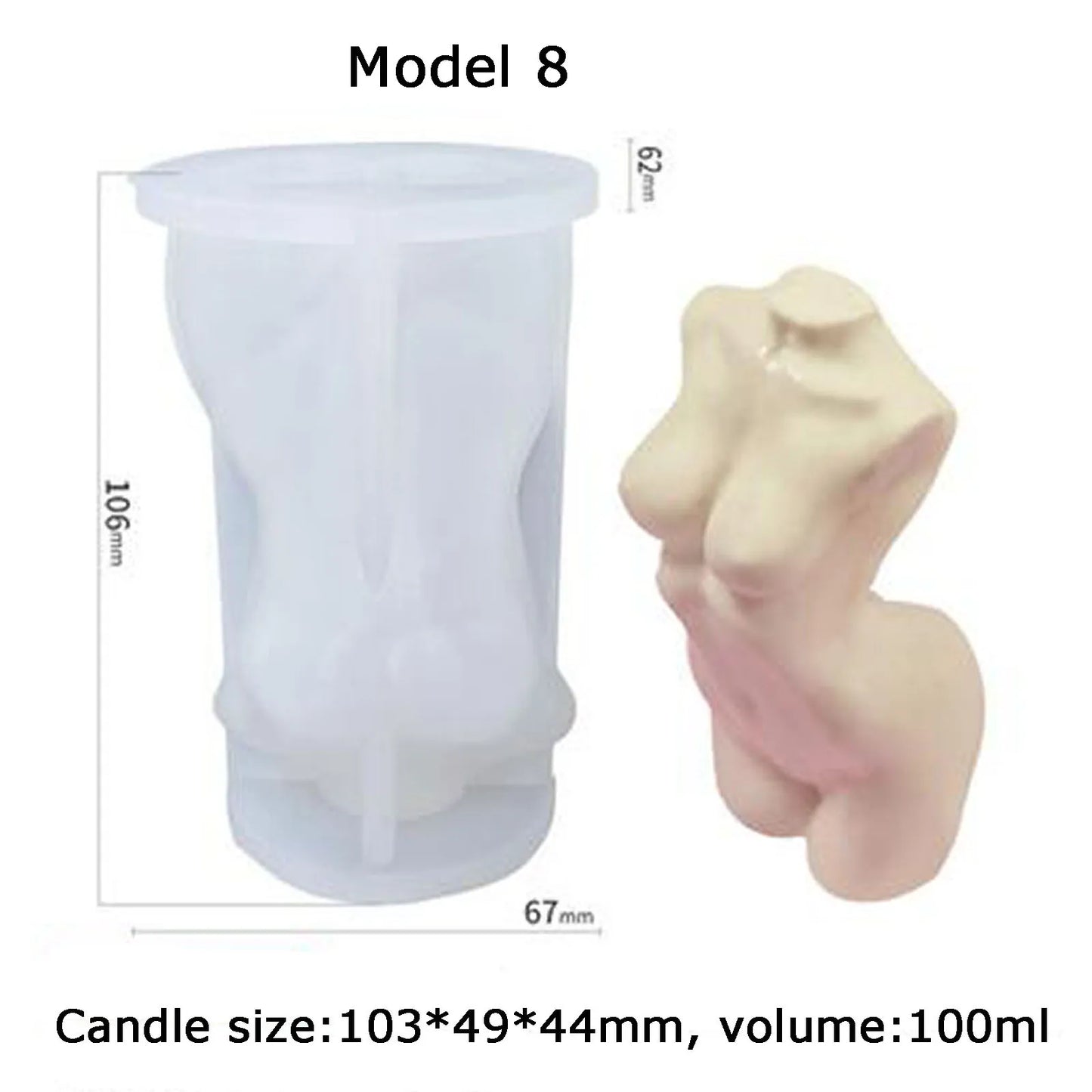 3d  Venus DIY Candle Making Kit Roman Pillar Silicone Mold Goddess Aromatherapy Candle Mold Plaster Mold Cake Decorating Tools