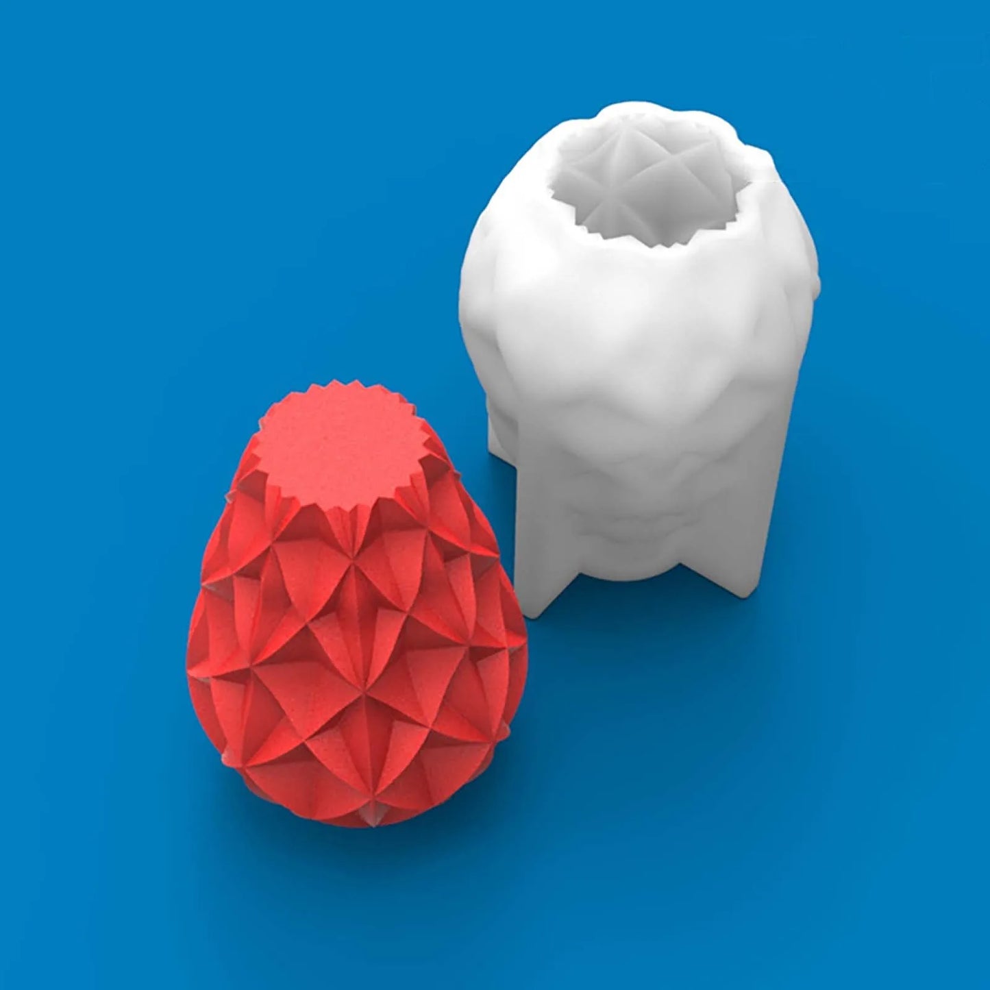 3D Candle Molds Pillar Silicone Soap Mold Geometry Column Handmade Soy Wax Mould