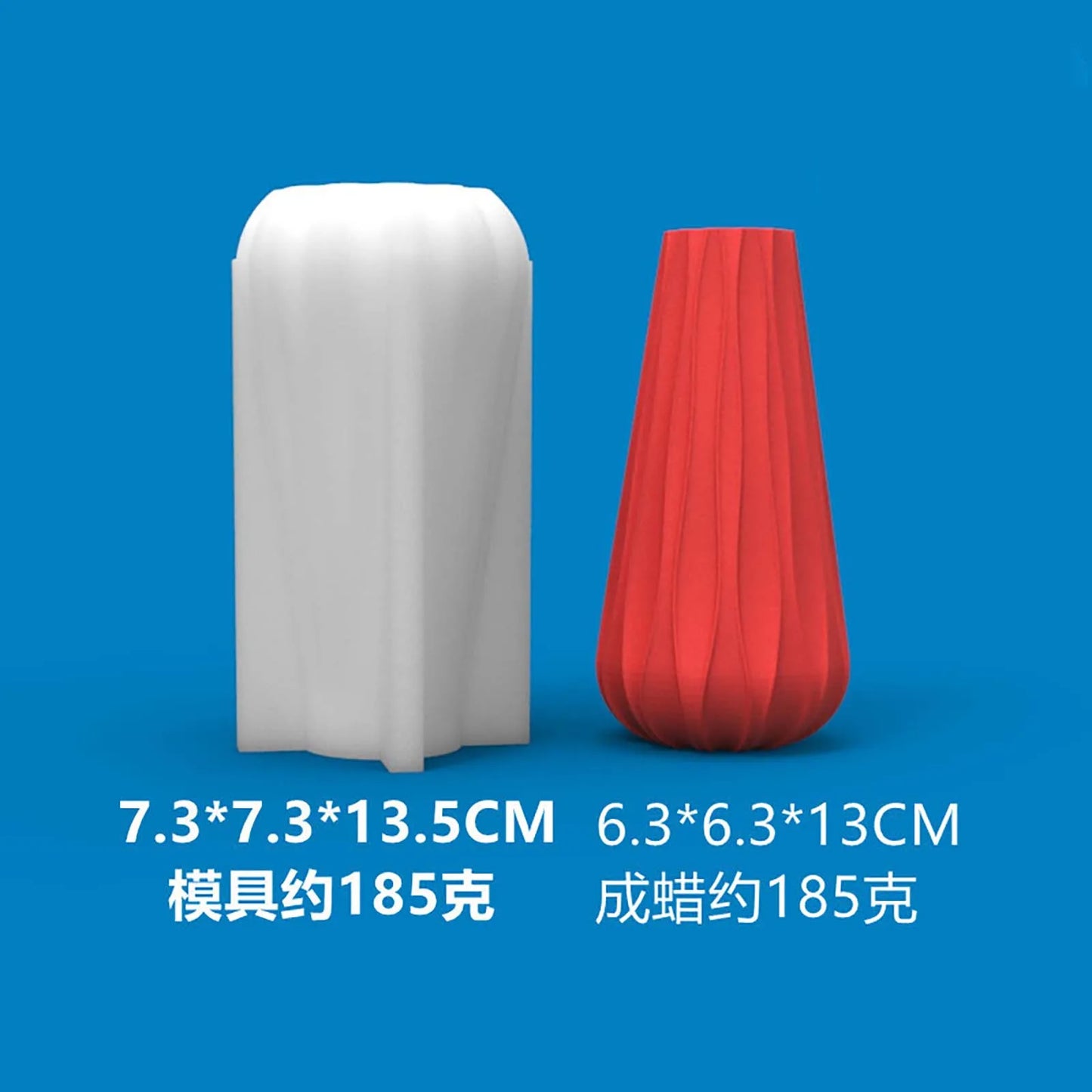 3D Candle Molds Pillar Silicone Soap Mold Geometry Column Handmade Soy Wax Mould