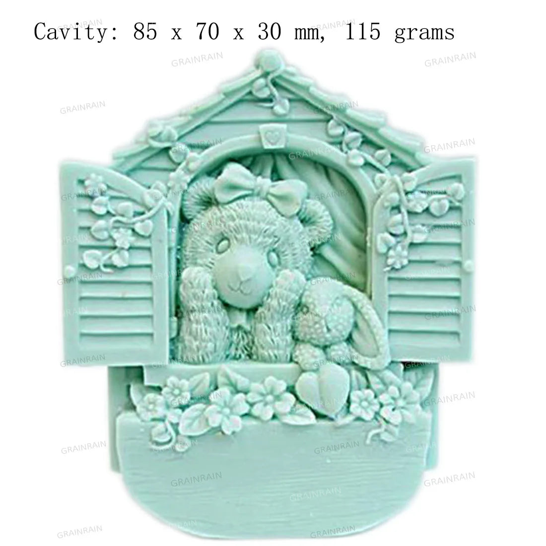 Animal Soap Silicon Molds Bee Soap Form Rabbit Soap Making Supplies Owl Soap Mold Bear Silicone Mold Soap