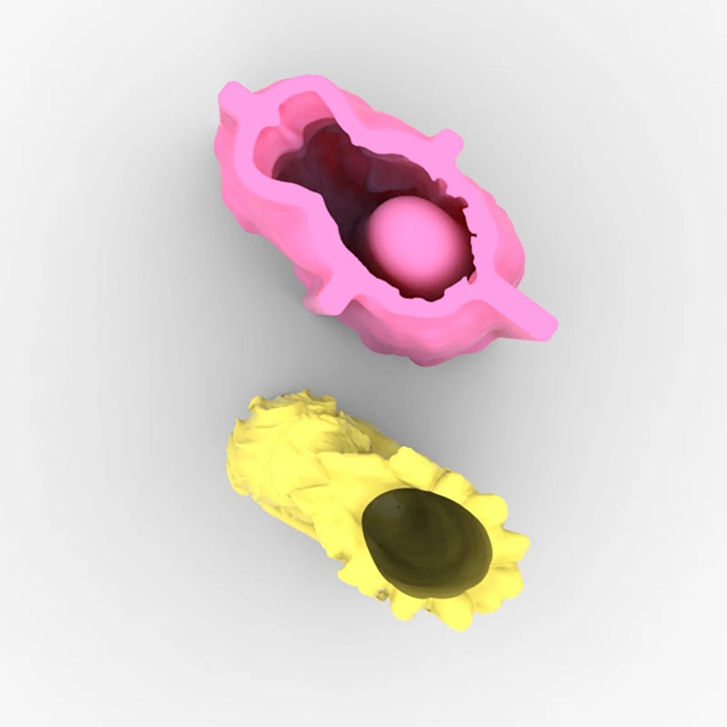 Angle Flower Pot Silicone Mold Concrete Flower Cement Planter Mould DIY Clay