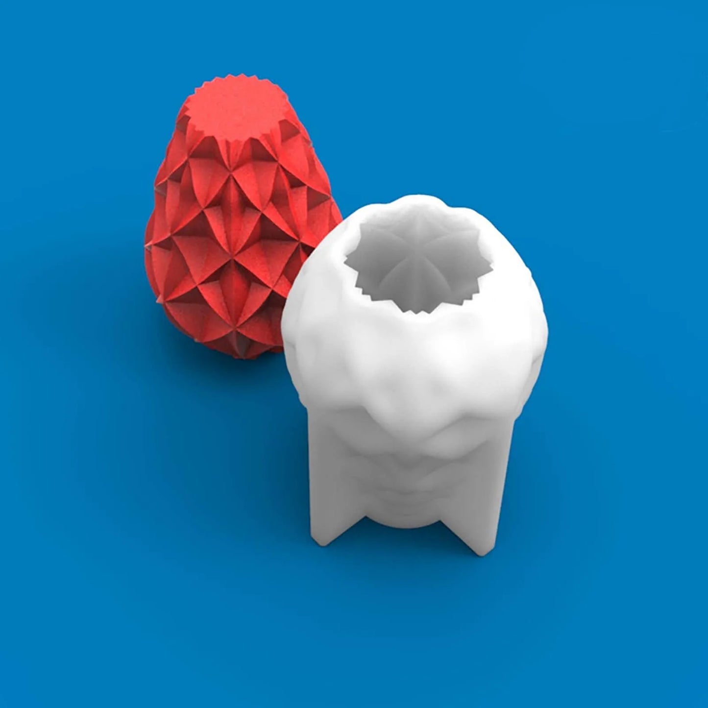 3D Candle Molds Pillar Silicone Soap Mold Geometry Column Handmade Soy Wax Mould
