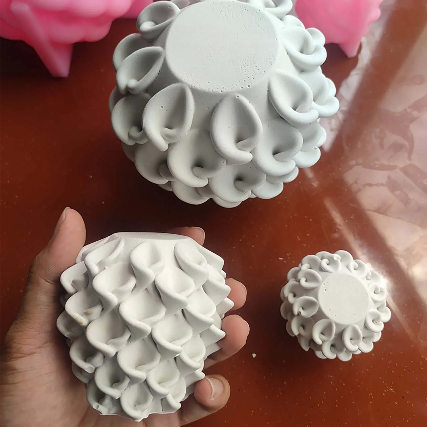 Morning Glory Column Silicone Mold Candle Making Mould DIY Soy Wax Resin Molds