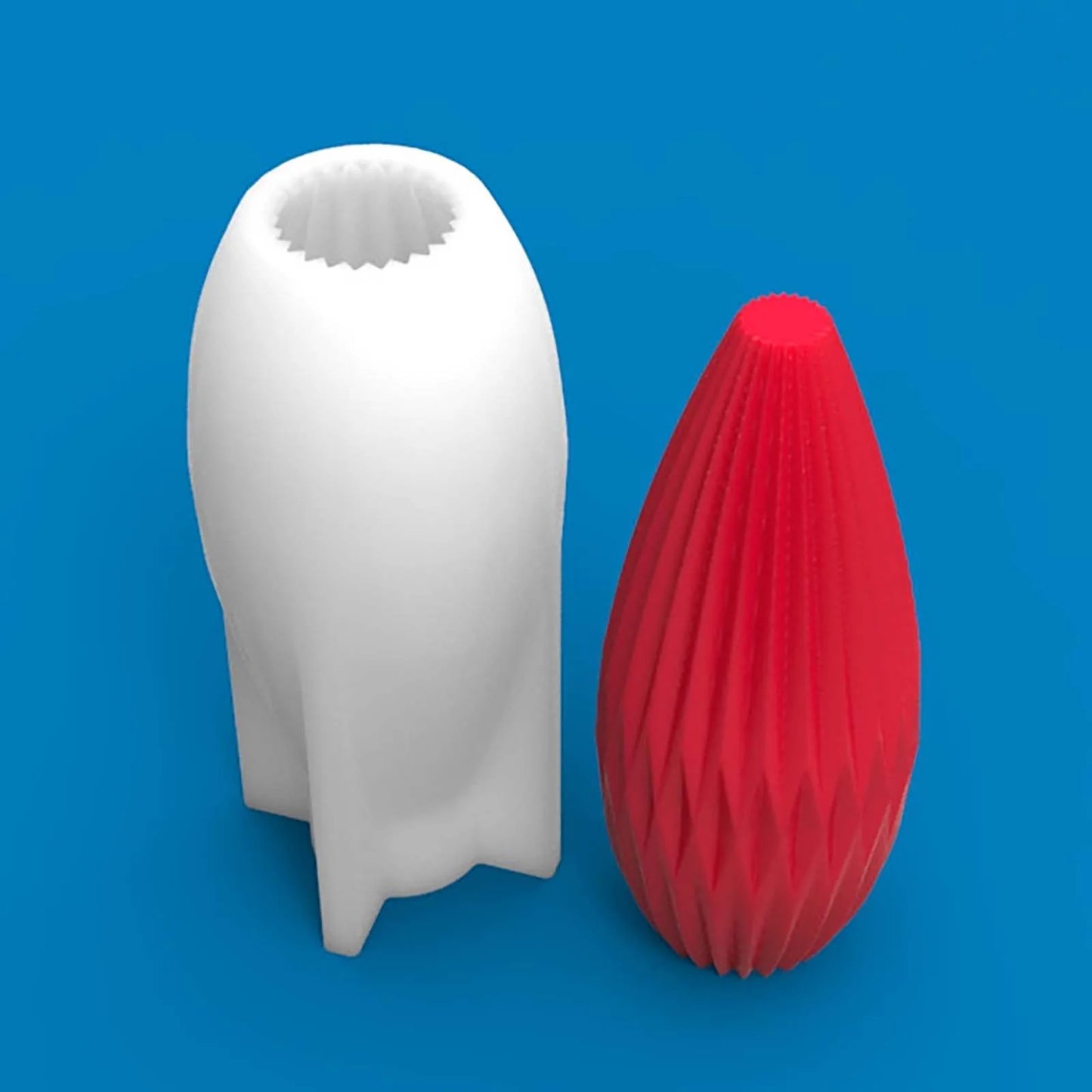 3D Candle Molds Pillar Silicone Soap Mold Geometry Craft Handmade Soy Wax Mould