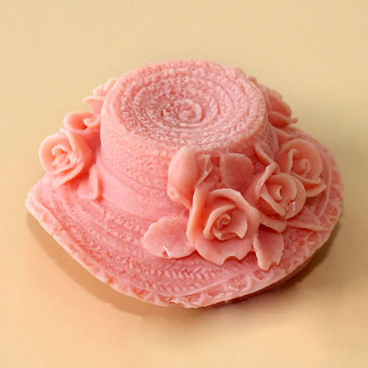 Grainrain Soap Making Mould Silicone Craft Soap Mold Candle DIY Handmade Mold Straw Hat
