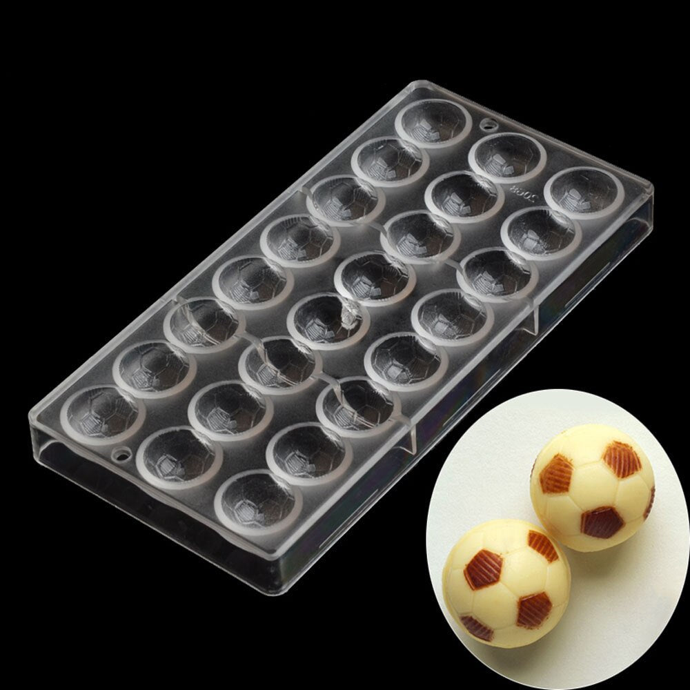 football chocolate molds