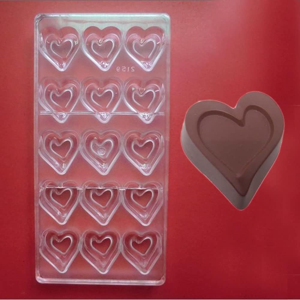 heart shape plastic mould