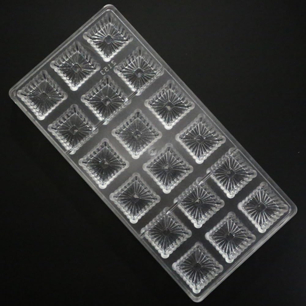 Square chocolate mold | Moldes para chocolate | Candy Molds 19302 | 19271 | 19396 | 19346 | 19378