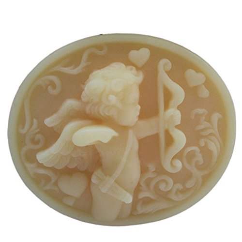 Baby Angle Shaped White Oval Flexible Craft Art Silicone Soap Mold Craft Molds DIY Handmade soap molds Mould