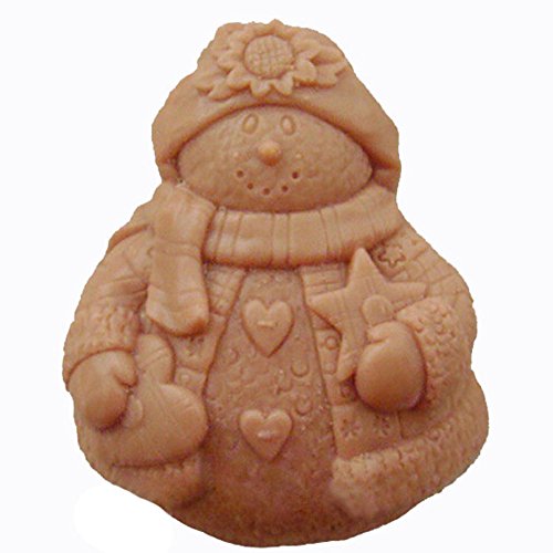 Chrismas Snowman White Silicone Soap molds Craft Art Mould DIY Handmade for Soap Making Handmade