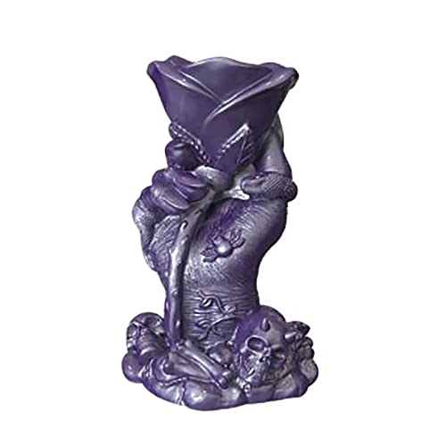 Grainrain 3D Candle Mould Halloween Skull DIY Craft Silicon Soap Mold Handmade Wax Resin Mould