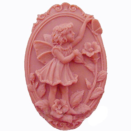Flowers Angle Oval White Silicone Soap molds Craft Art Mould DIY Handmade for Soap Making Handmade
