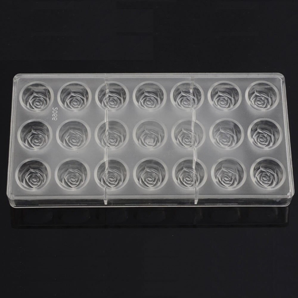 6 Cavity DIY Chocolate Bar Molds Clear Plastic Mould – Grainrain