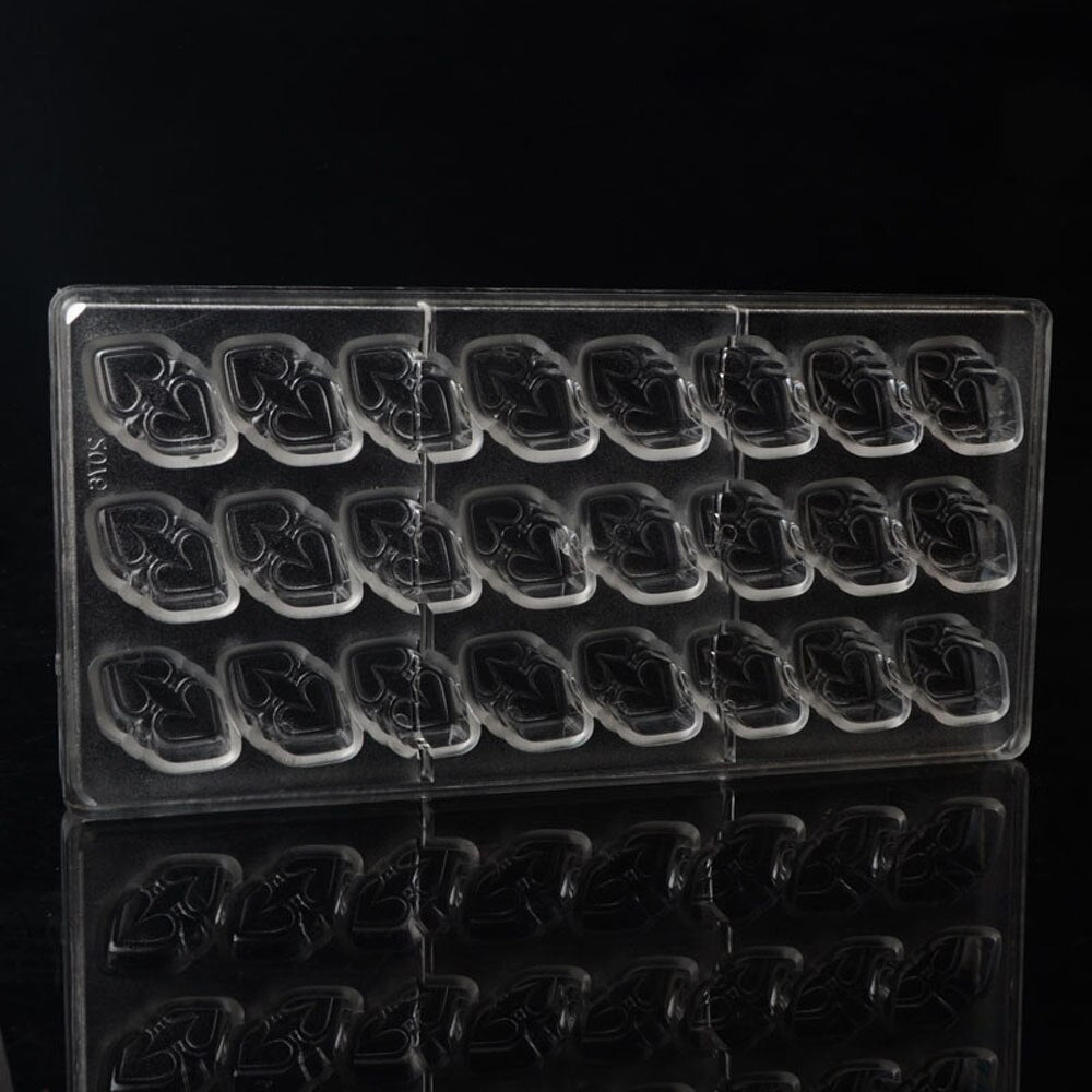 19276 / Double Heart Shaped Chocolate Candy Mold