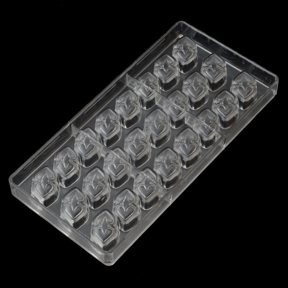 19276 / Double Heart Shaped Chocolate Candy Mold